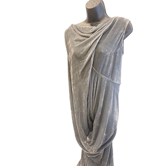 Rick Owen’s Italian dress size 8  drapey  Goth glamour high fashion - Picture 12 of 16